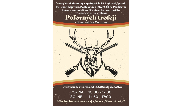 Výstava  poľovných trofeji