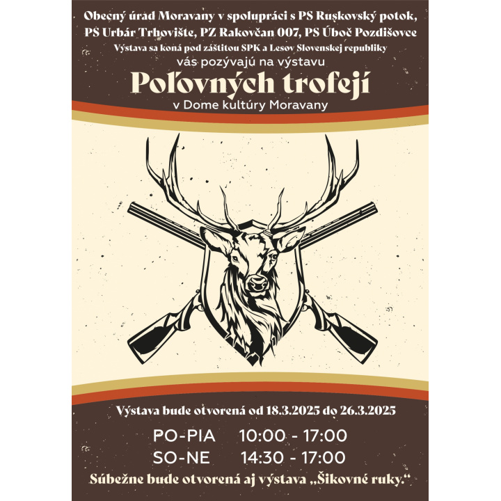 Výstava  poľovných trofeji